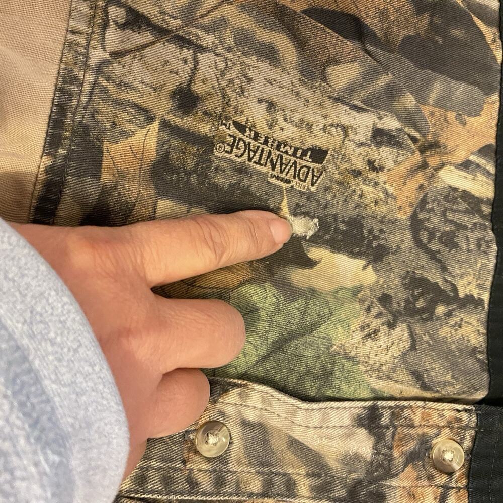VTG Redhead Camo Button-Up Men L Hunting Work Outdoors Cotton Casual Long Sleeve - Picture 9 of 12
